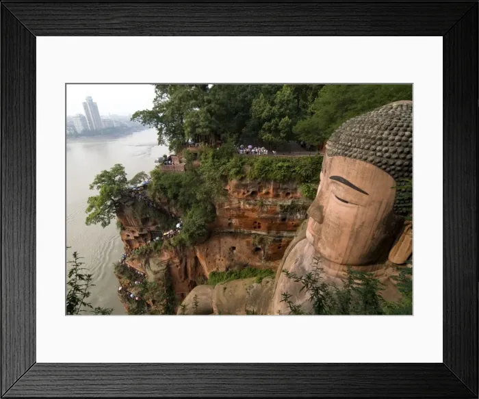 Framed Print : Giant Buddha, UNESCO World Heritage Site, Leshan, Sichuan, China, Asia Framed Print : Giant Buddha, UNESCO World Heritage Site, Leshan, Sichuan, China, Asia