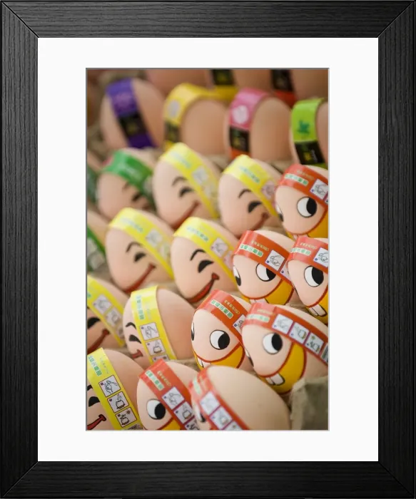 Framed Print : Painted eggs for sale, Dali, Yunnan, China, Asia Framed Print : Painted eggs for sale, Dali, Yunnan, China, Asia