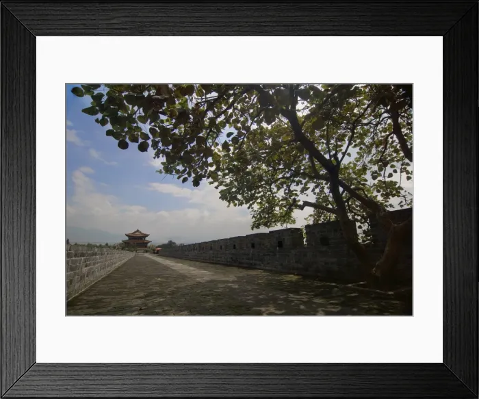 Framed Print : Wall of the old city, Dali, Yunnan, China, Asia Framed Print : Wall of the old city, Dali, Yunnan, China, Asia