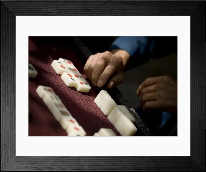 Framed Print : Playing Mahjong, Dali, Yunnan, China, Asia Framed Print : Playing Mahjong, Dali, Yunnan, China, Asia