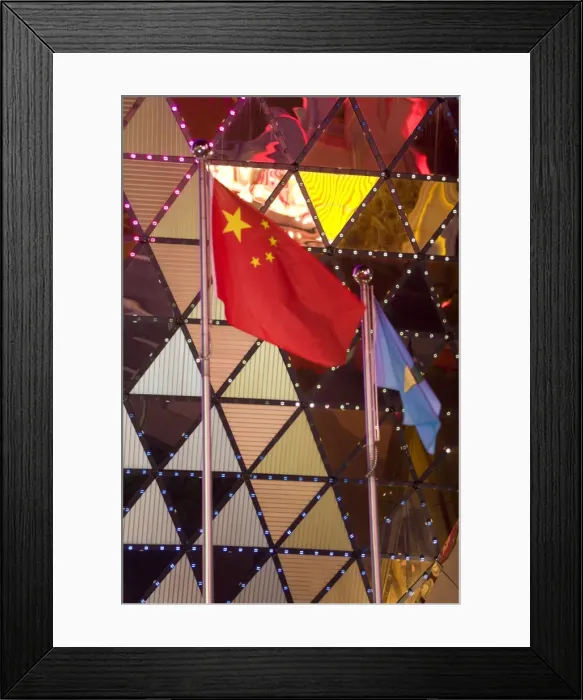 Framed Print : Chinese flag flying outside the Grand Lisboa Casino, Macau, China, Asia Framed Print : Chinese flag flying outside the Grand Lisboa Casino, Macau, China, Asia