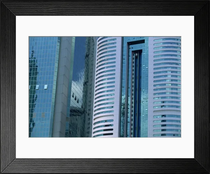 Framed Print : Close-up of tower blocks in the centre of Shenzhen City in the Special Economic Zone boomtown on border with Hong Kong Framed Print : Close-up of tower blocks in the centre of Shenzhen City in the Special Economic Zone boomtown on border with Hong Kong