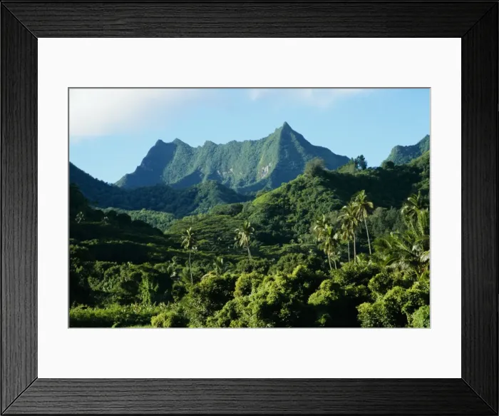 Framed Print : Dense forests and mountain ppeaks, Rarotonga, Cook Islands, Polynesia, South Pacific islands Framed Print : Dense forests and mountain ppeaks, Rarotonga, Cook Islands, Polynesia, South Pacific islands
