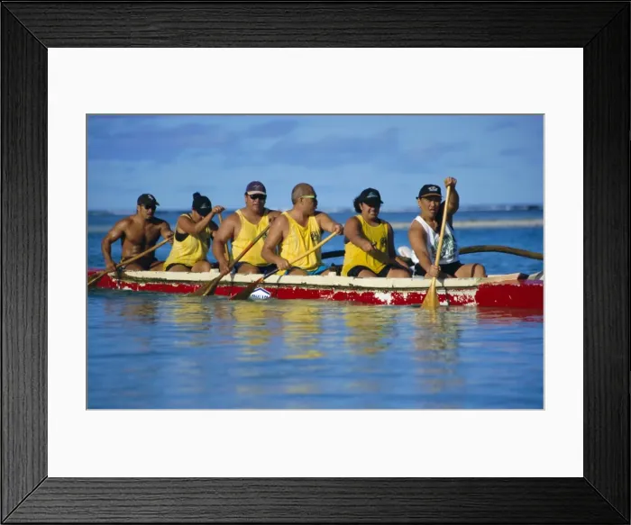 Framed Print : Traditional sea canoe races, Rarotonga, Cook Islands, Polynesia, South Pacific islands Framed Print : Traditional sea canoe races, Rarotonga, Cook Islands, Polynesia, South Pacific islands