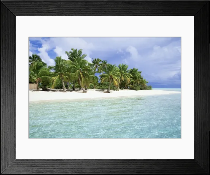 Framed Print : Paradise beach, One Foot Island, Aitutaki, Cook Islands, South Pacific Islands, Pacific Framed Print : Paradise beach, One Foot Island, Aitutaki, Cook Islands, South Pacific Islands, Pacific