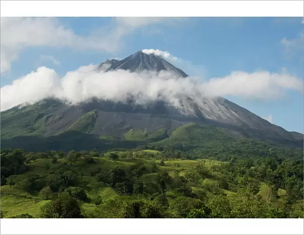 Arenal Volcano from the La Fortuna side, Costa Rica