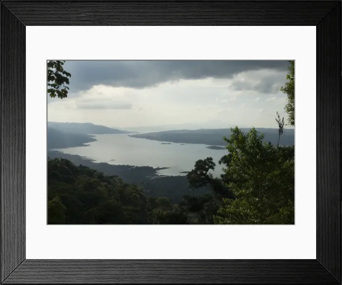 Framed Print : View of Lake Arenal, or Laguna de Arenal, from top of Sky Tram, Arenal, Costa Rica Framed Print : View of Lake Arenal, or Laguna de Arenal, from top of Sky Tram, Arenal, Costa Rica