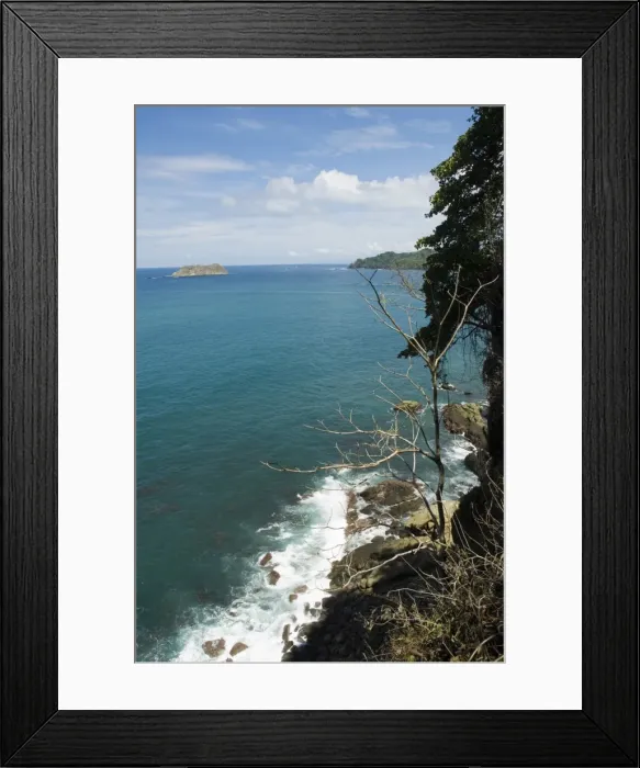 Framed Print : views from Catherdral Point, Manuel Antonio National Park, Costa Rica Framed Print : views from Catherdral Point, Manuel Antonio National Park, Costa Rica