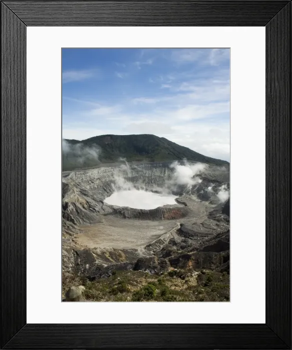 Framed Print : Poas Volcano, Poas National Park, Costa Rica Framed Print : Poas Volcano, Poas National Park, Costa Rica