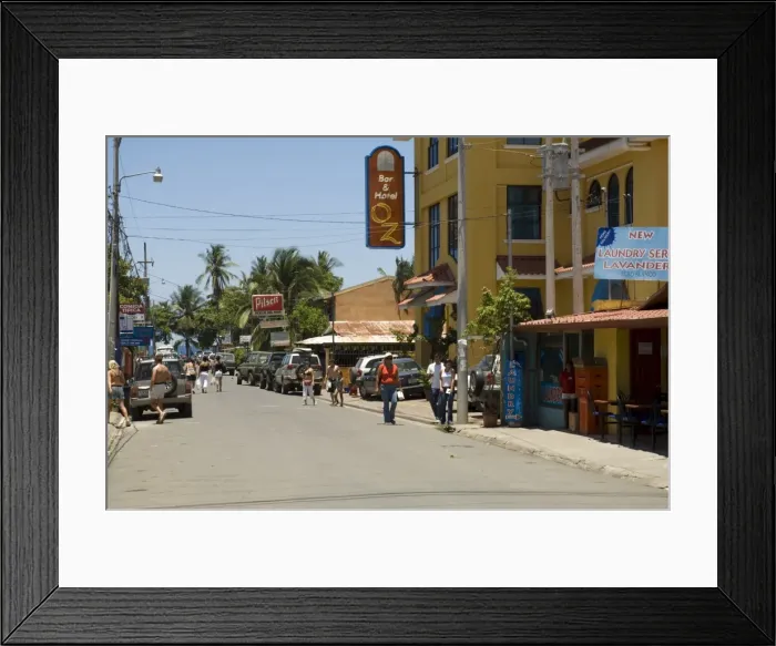 Framed Print : Jaco, a surfing and party town, Costa Rica, Central America Framed Print : Jaco, a surfing and party town, Costa Rica, Central America