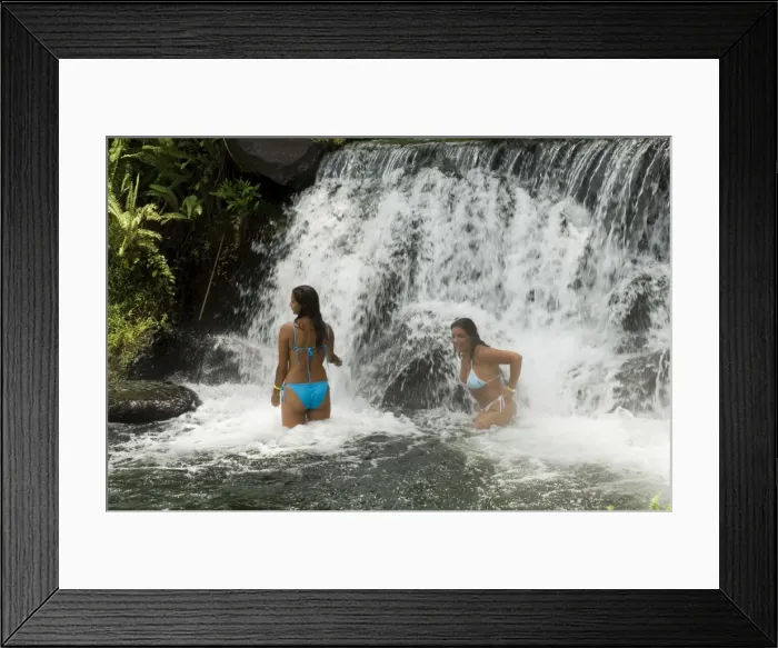 Framed Print : Tabacon Hot Springs, volcanic hot springs fed from the Arenal Volcano, Arenal Framed Print : Tabacon Hot Springs, volcanic hot springs fed from the Arenal Volcano, Arenal