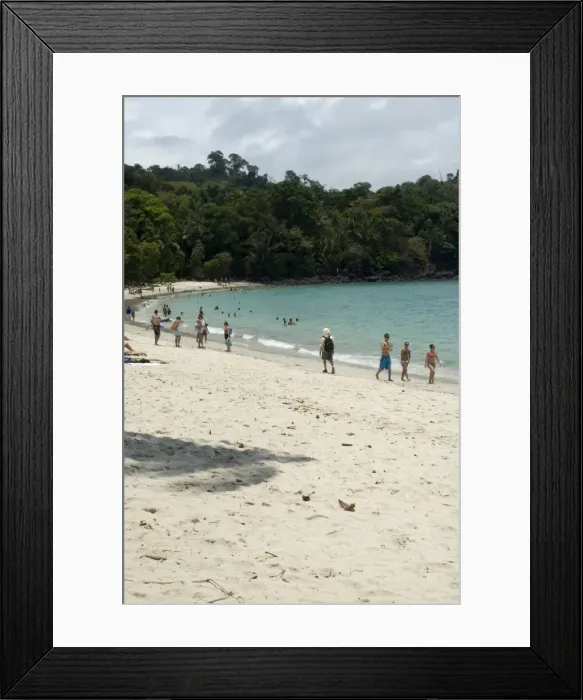 Framed Print : Beach inside Manuel Antonio National Park, Pacific Coast, Costa Rica, Central America Framed Print : Beach inside Manuel Antonio National Park, Pacific Coast, Costa Rica, Central America