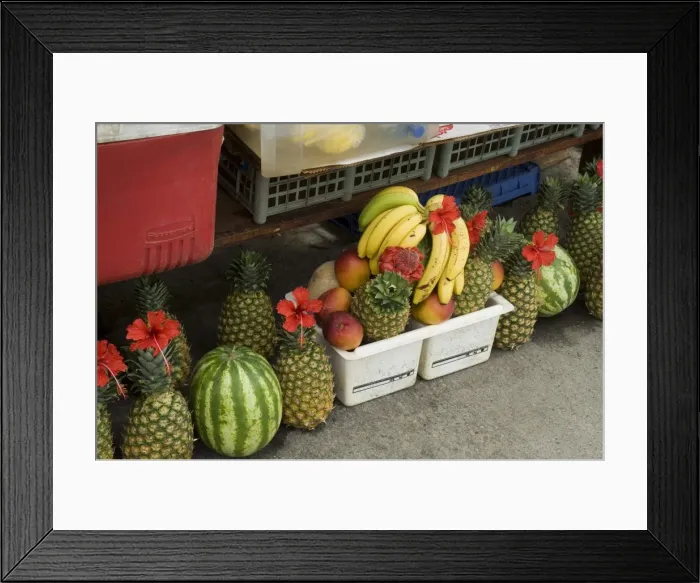 Framed Print : Fruit stall, Manuel Antonio, Costa Rica, Central America Framed Print : Fruit stall, Manuel Antonio, Costa Rica, Central America