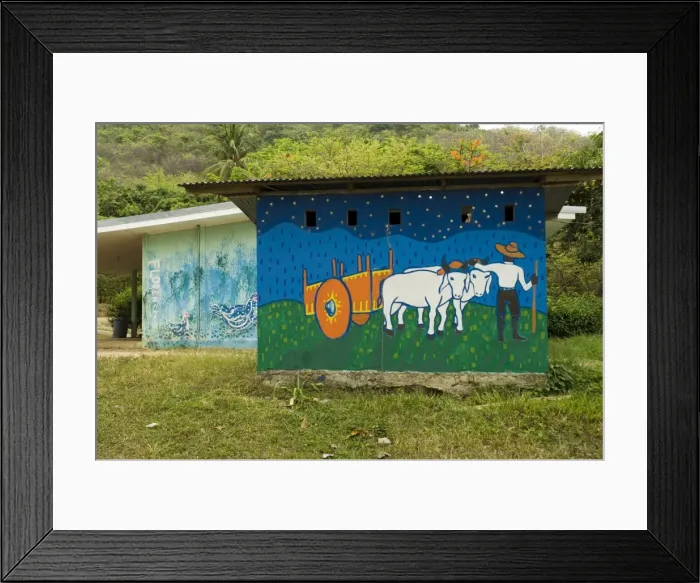 Framed Print : Decorated building in Punta Islita, Nicoya Pennisula, Pacific Coast, Costa Rica Framed Print : Decorated building in Punta Islita, Nicoya Pennisula, Pacific Coast, Costa Rica