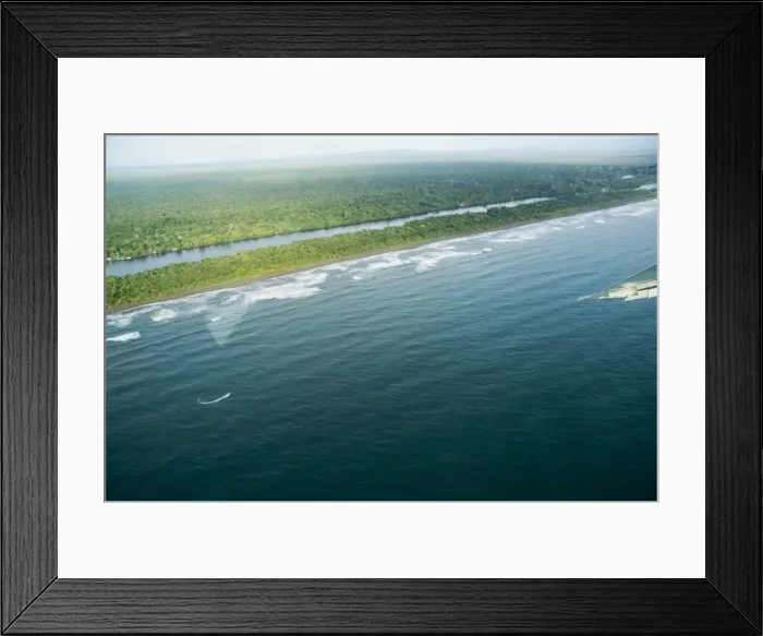Framed Print : Caribbean coast, Tortuguero National Park, Costa Rica, Central America Framed Print : Caribbean coast, Tortuguero National Park, Costa Rica, Central America