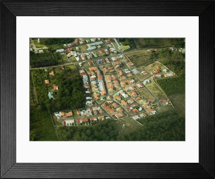 Framed Print : Approaching San Jose from the air, Costa Rica, Central America Framed Print : Approaching San Jose from the air, Costa Rica, Central America