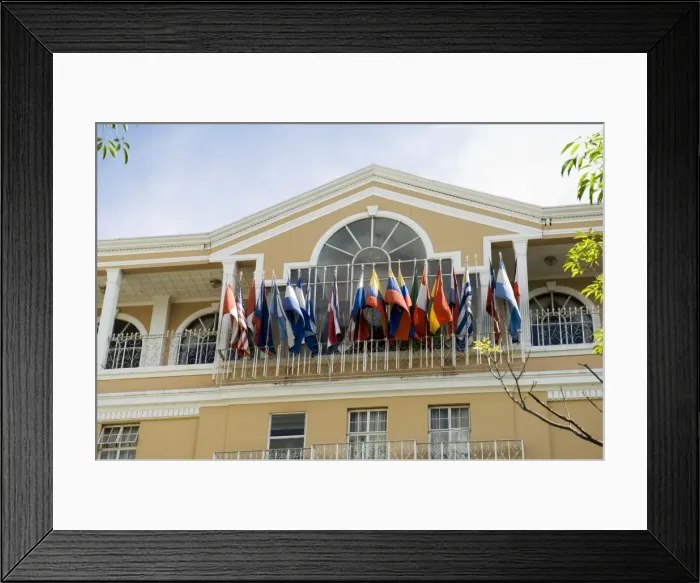 Framed Print : Gran Hotel in the center of San Jose, Costa Rica, Central America Framed Print : Gran Hotel in the center of San Jose, Costa Rica, Central America