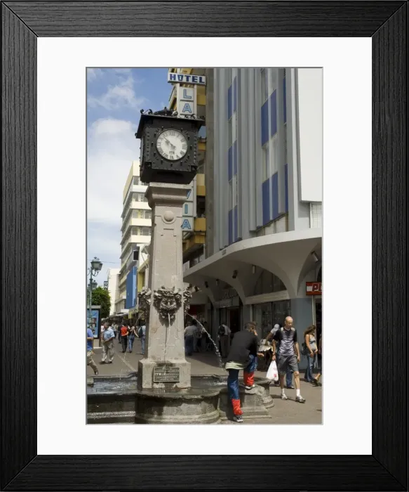 Framed Print : Clock tower, San Jose, Costa Rica, Central America Framed Print : Clock tower, San Jose, Costa Rica, Central America