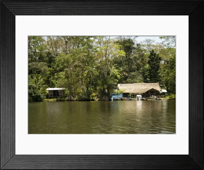 Framed Print : Local housing, Tortuguero National Park, Costa Rica, Central America Framed Print : Local housing, Tortuguero National Park, Costa Rica, Central America