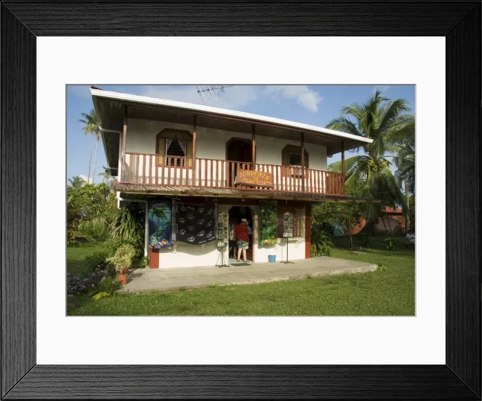 Framed Print : Town of Tortuguero, Costa Rica, Central America Framed Print : Town of Tortuguero, Costa Rica, Central America