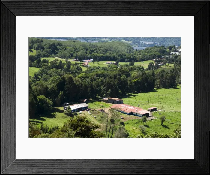 Framed Print : Farming on the slopes of the Poas Vocano, Costa Rica, Central America Framed Print : Farming on the slopes of the Poas Vocano, Costa Rica, Central America