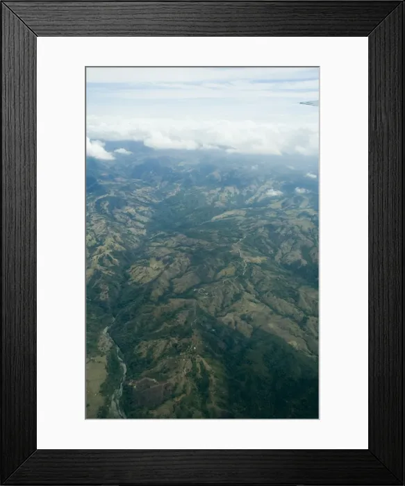 Framed Print : Central Mountains, Costa Rica, Central America Framed Print : Central Mountains, Costa Rica, Central America