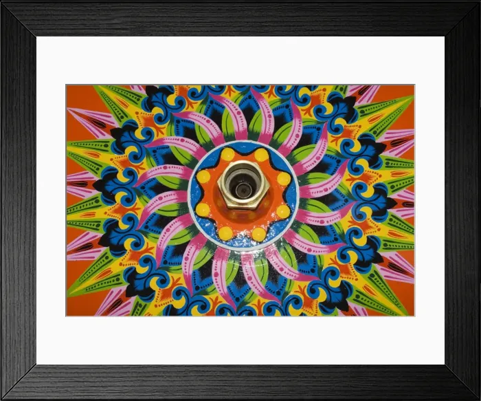 Framed Print : The crafts town of Sarchi famous for its decorative painting and ox carts