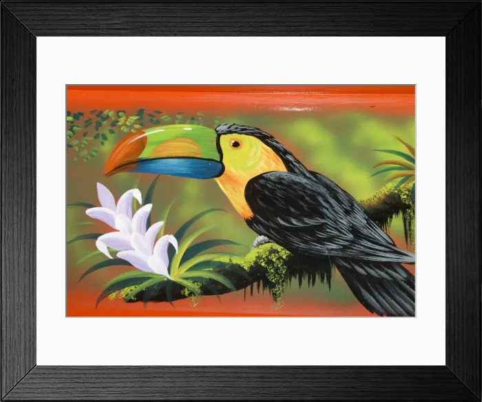 Framed Print : The crafts town of Sarchi famous for its decorative painting and ox carts