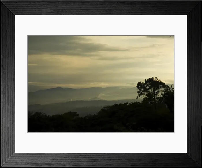 Framed Print : Views over the central valley near San Jose, Costa Rica, Central America Framed Print : Views over the central valley near San Jose, Costa Rica, Central America