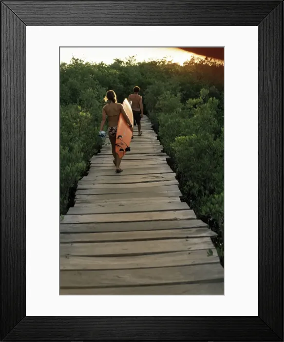 Framed Print : Boardwalk to surf from Cabinas las Olas, Avellanas Beach, Guanacaste State Framed Print : Boardwalk to surf from Cabinas las Olas, Avellanas Beach, Guanacaste State