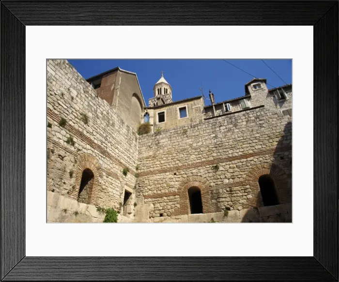 Framed Print : Inner Square of Diocletians Palace, UNESCO World Heritage Site, at Split Framed Print : Inner Square of Diocletians Palace, UNESCO World Heritage Site, at Split