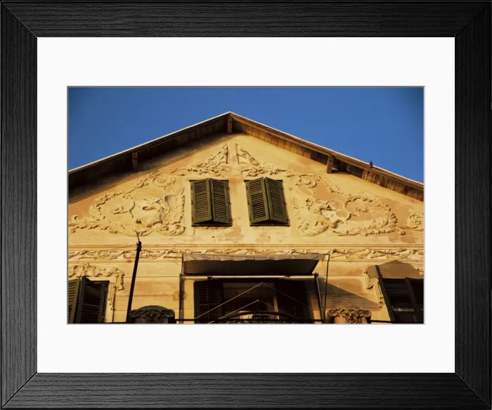 Framed Print : Moulding on villa near Old Town, Dubrovnik, Dalmatia, Croatia, Europe Framed Print : Moulding on villa near Old Town, Dubrovnik, Dalmatia, Croatia, Europe