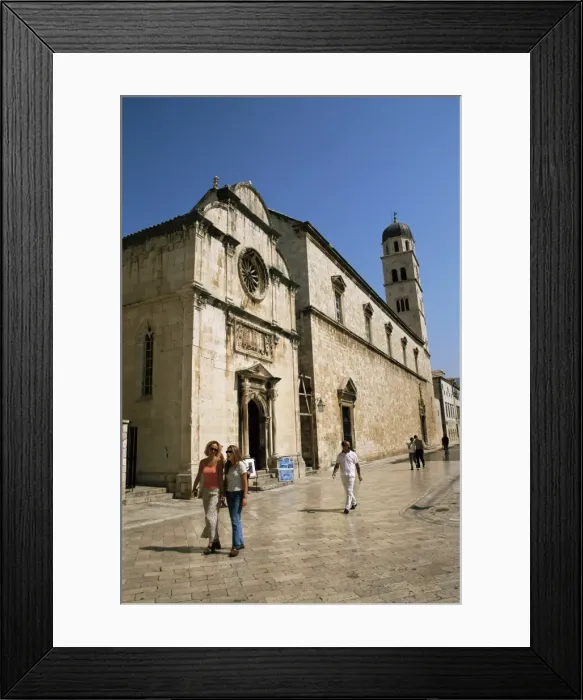 Framed Print : St. Saviours church, Stradun, Dubrovnik, Dalmatia, Croatia, Europe Framed Print : St. Saviours church, Stradun, Dubrovnik, Dalmatia, Croatia, Europe