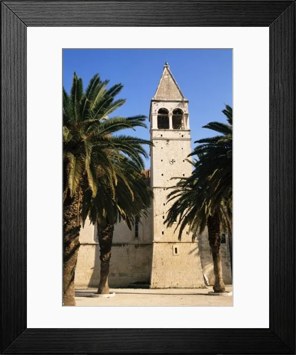 Framed Print : Monastery tower, Trogir, Croatia, Europe Framed Print : Monastery tower, Trogir, Croatia, Europe