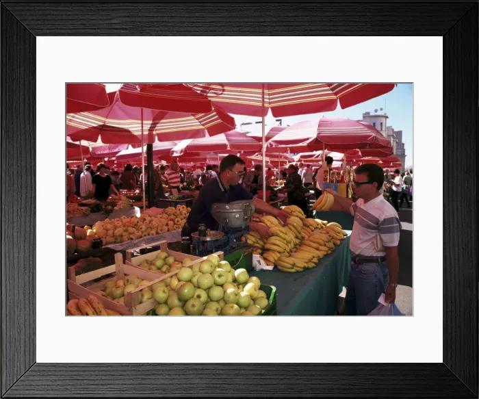 Framed Print : Citys market, Dolac, Zagreb, Croatia, Europe