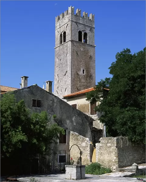 St. Stephens church, Motovun, Istria district, Croatia, Europe
