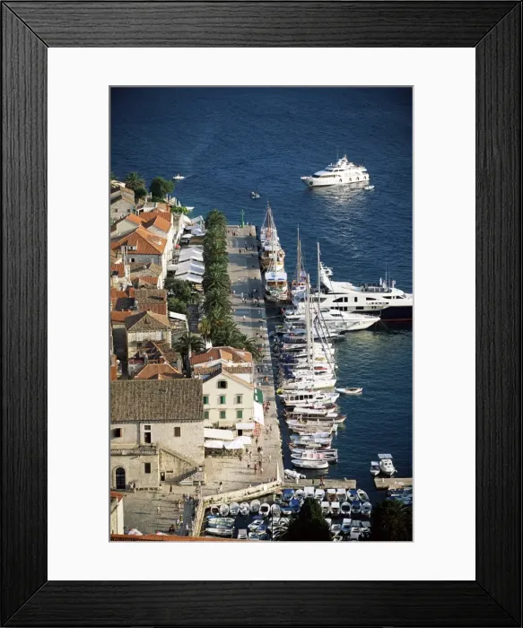 Framed Print : View over the harbour and promenade, Hvar Town, Hvar Island, Dalmatia, Dalmatian coast Framed Print : View over the harbour and promenade, Hvar Town, Hvar Island, Dalmatia, Dalmatian coast
