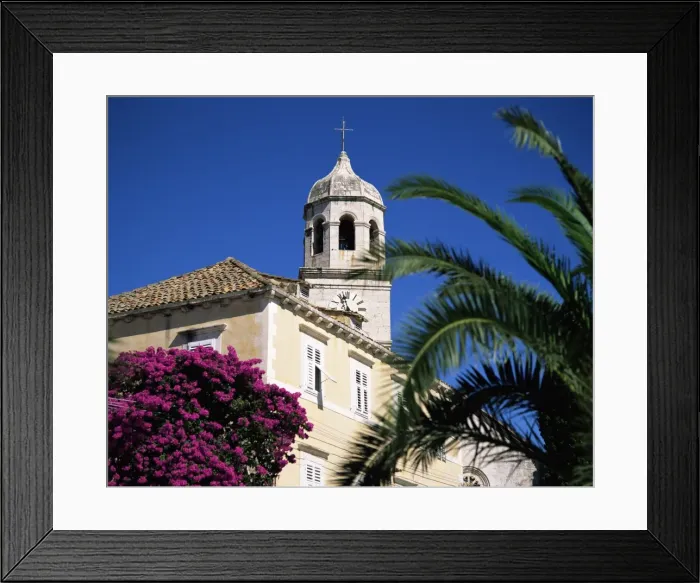 Framed Print : St. Nicholas church, Old Town, Cavtat, Dubrovnik Riviera, Dalmatia, Dalmatian coast Framed Print : St. Nicholas church, Old Town, Cavtat, Dubrovnik Riviera, Dalmatia, Dalmatian coast