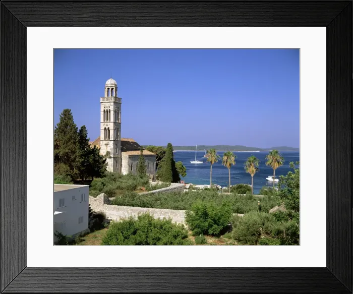 Framed Print : Franciscan monastery, Hvar Town, Hvar Island, Dalmatia, Dalmatian Coast, Croatia, Europe Framed Print : Franciscan monastery, Hvar Town, Hvar Island, Dalmatia, Dalmatian Coast, Croatia, Europe
