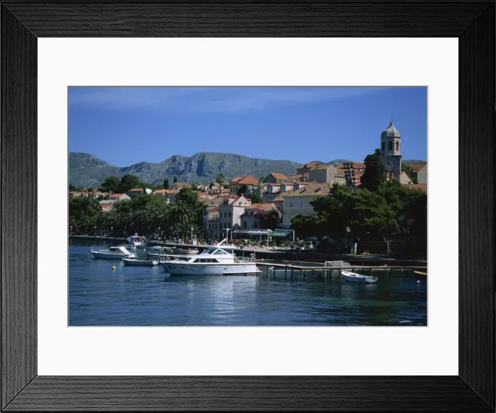 Framed Print : Cavtat Harbour, Dalmatia, Croatia, Europe Framed Print : Cavtat Harbour, Dalmatia, Croatia, Europe