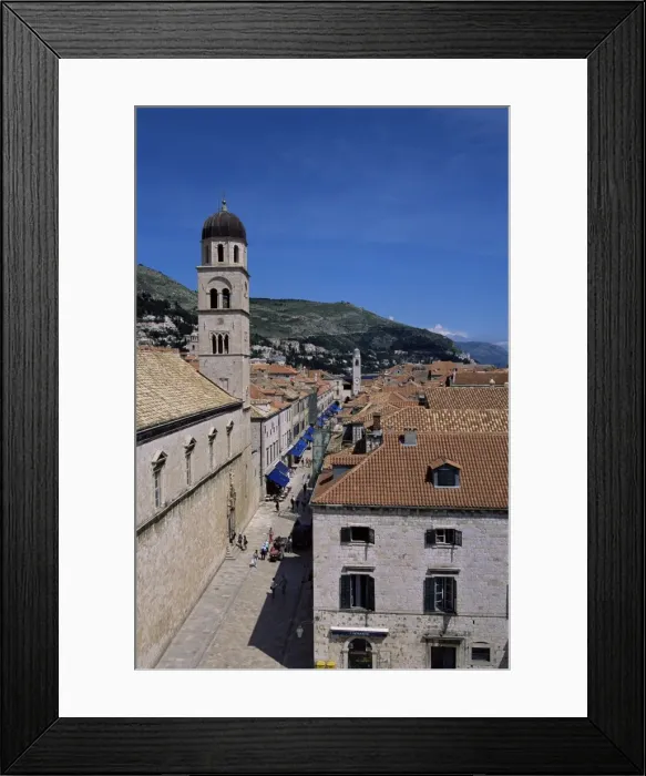 Framed Print : The Stradun, Old City, Dubrovnik, Dalmatia, Croatia, Europe Framed Print : The Stradun, Old City, Dubrovnik, Dalmatia, Croatia, Europe