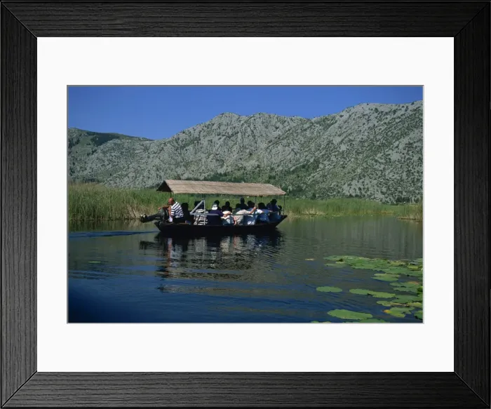 Framed Print : Tourists in local boats, Neretva Delta Valley, Croatia, Europe Framed Print : Tourists in local boats, Neretva Delta Valley, Croatia, Europe