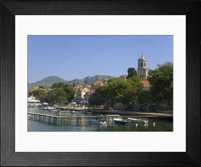 Framed Print : Cavtat, Dalmatia, Croatia, Europe Framed Print : Cavtat, Dalmatia, Croatia, Europe