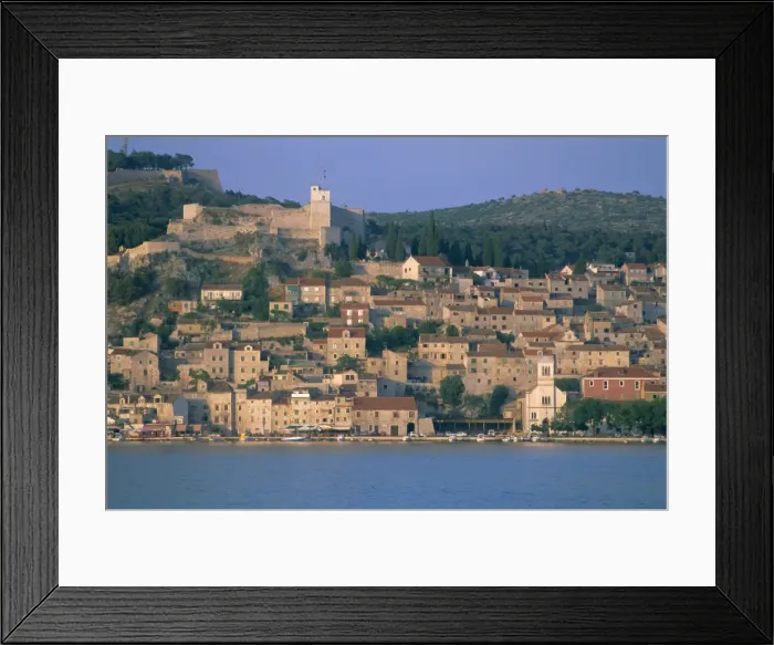 Framed Print : The town of Sibenik, Dalmatia, Dalmatian coast, Croatia, Europe Framed Print : The town of Sibenik, Dalmatia, Dalmatian coast, Croatia, Europe