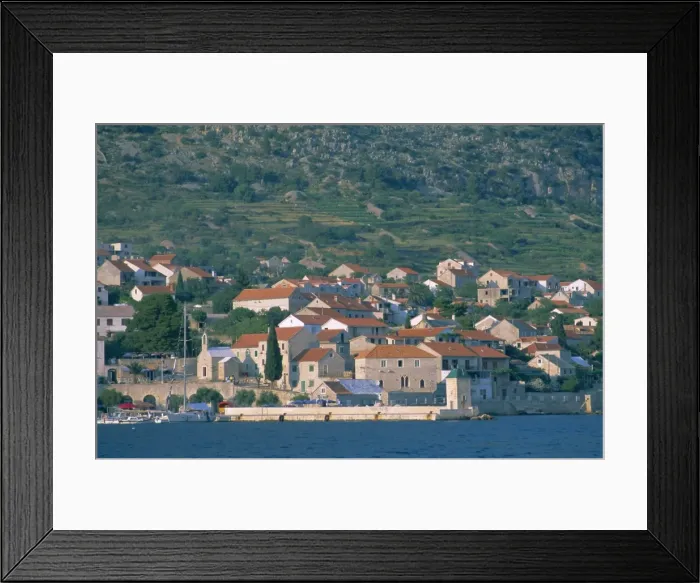 Framed Print : Bol village, Brac Island, Dalmatia, Dalmatian coast, Adriatic, Croatia, Europe Framed Print : Bol village, Brac Island, Dalmatia, Dalmatian coast, Adriatic, Croatia, Europe