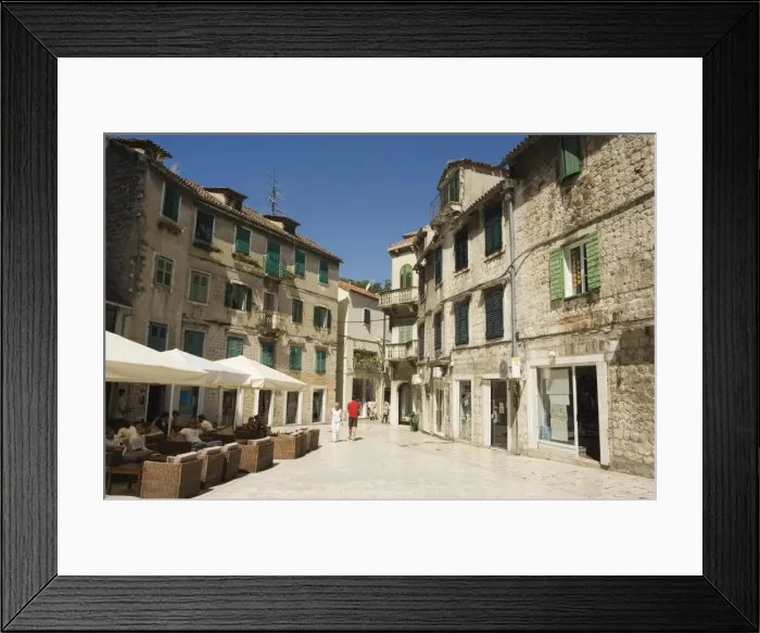 Framed Print : Old Town, Split, Dalmatia, Croatia, Europe