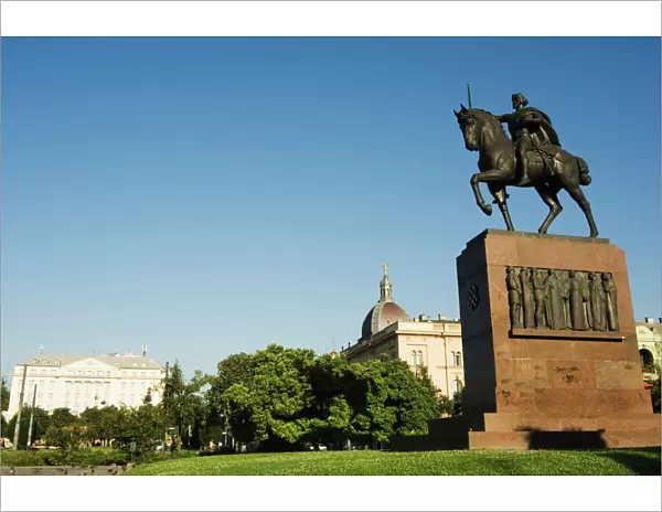 King Tomislav Equestrian Monument, Zagreb, Croatia, Europe