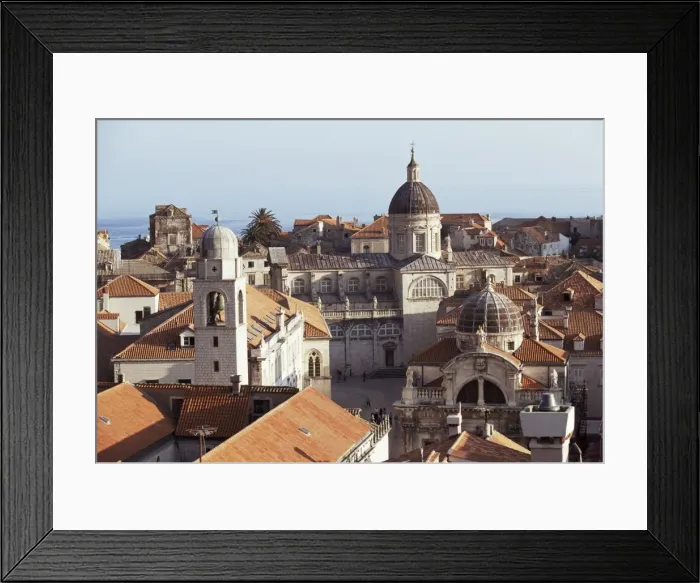 Framed Print : Dubrovnik, Dalmatia, Croatia, Europe Framed Print : Dubrovnik, Dalmatia, Croatia, Europe