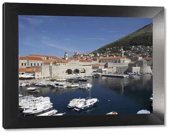 The harbour in Dubrovnik, Croatia