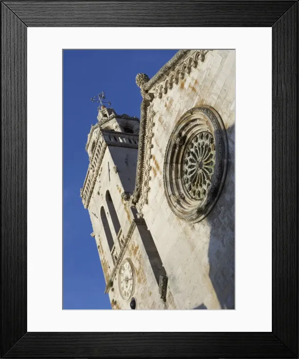 Framed Print : Warm evening light on the church in Korcula, Croatia Framed Print : Warm evening light on the church in Korcula, Croatia